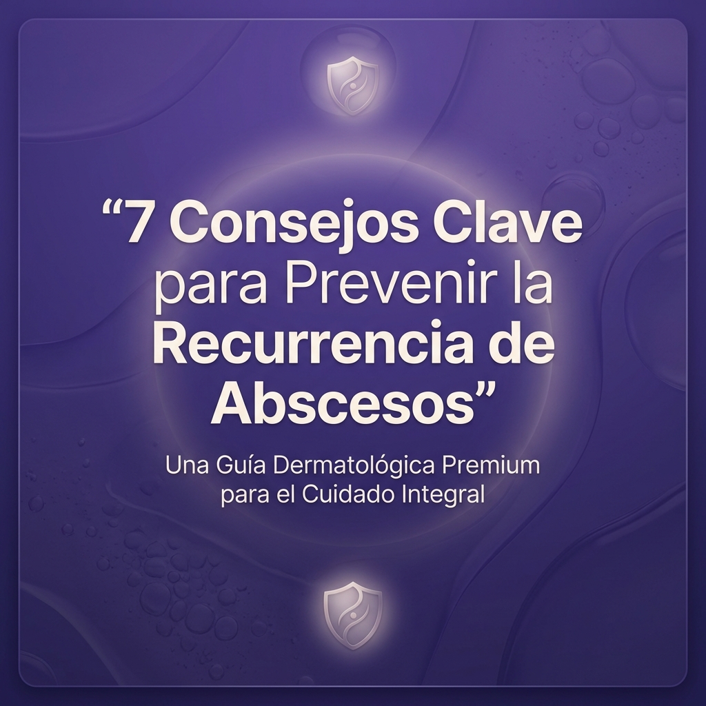 7 Consejos Clave para Prevenir la Recurrencia de Abscesos